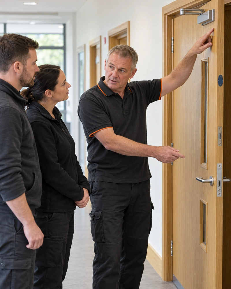 Practical Fire Door Training in Northern Ireland